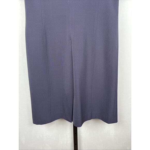 VTG Balenciaga for Icelandair Flight Attendant Uniform Dress EU 46 US 14 Blue - Picture 9 of 11